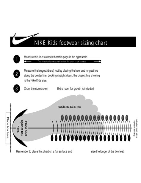 maat 9 nike|Kids' Footwear Size Chart. Nike NL.